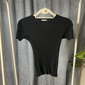 Goldie Extra Small Ribbed Stretch Top – Fitted & Comfortable